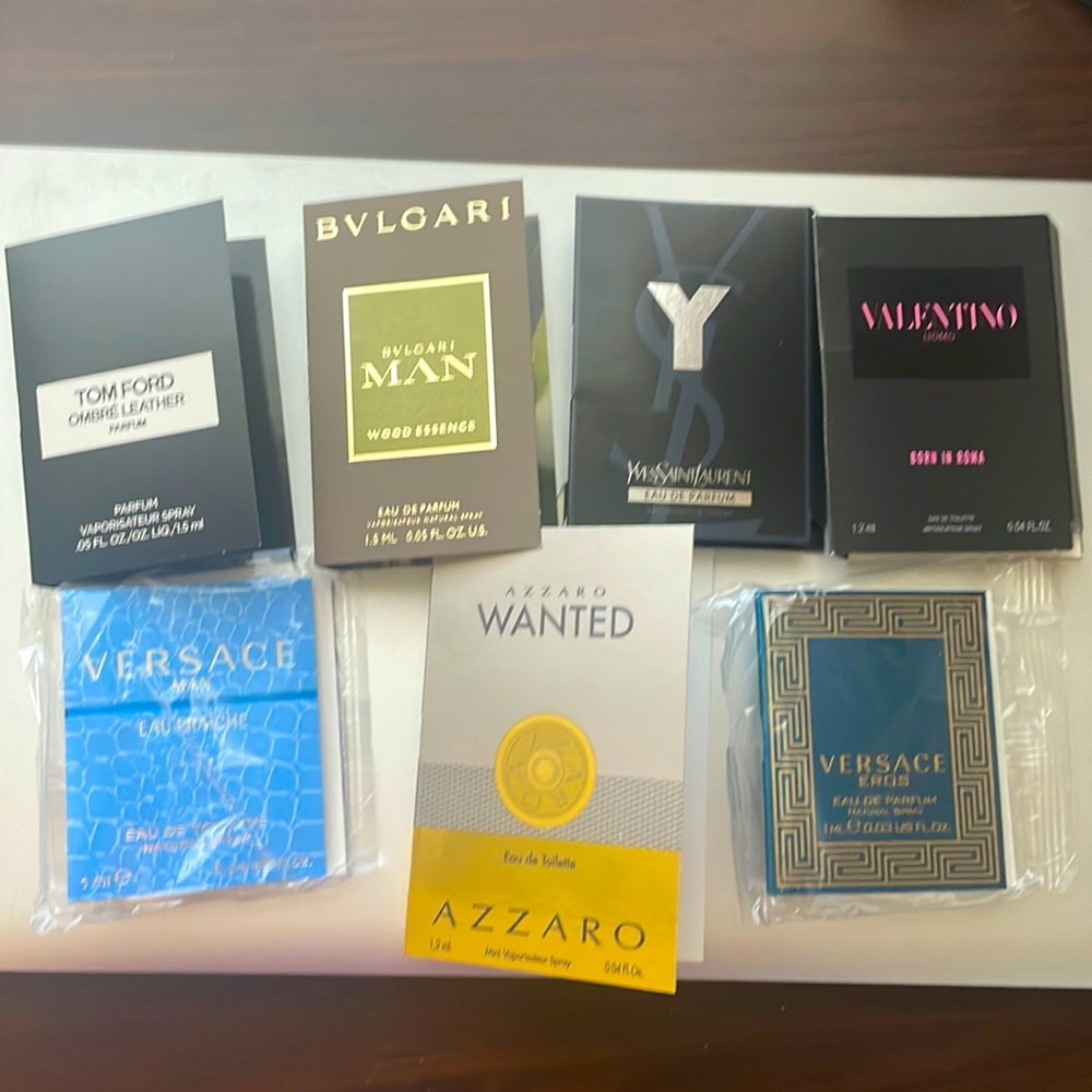 7 men’s perfume samples